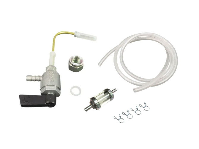 A-quality Petcock set: filter, hose and clamps for Puch Maxi product